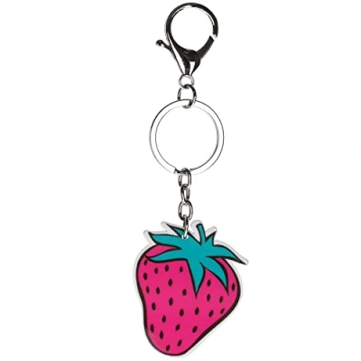 Image of Stands Out, Supplying Outstanding Gifts Strawberry Novelty Keyring Bag Tag Charm