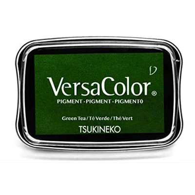 Image of Tsukineko VC161 Versacolor Pigment Ink Pad Green Tea