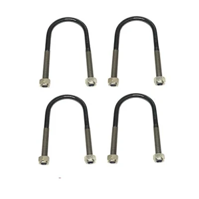Image of Tpuk 4 X Leaf Spring U Bolt For Transit Mk7 Mk8 3 5 75Mm Set With Lock Nuts 1388244