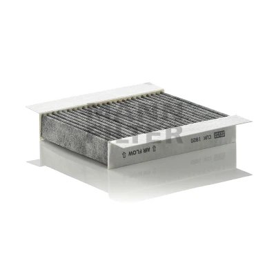 Image of 46799653, 71754154, 71772198, 77366431 Pollen Filter MANN CUK 1820 2 Activated Carbon 175mm 138mm 31mm ALFA ROMEO: GT, 156 Sportwagon