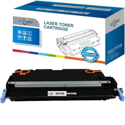 Image of ECSC Toner Cartridge Q6470A For Printer, Compatible With HP Colour LaserJet 3600 3600dn 3600n 3800 3800dn 3800dtn 3800n CP3505 CP3505dn CP3505n CP3505x (Black, 1 Pack)