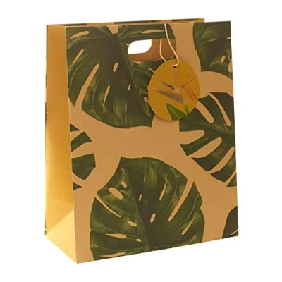 Image of UK Greetings Large Gift Bag for Him/Her/Friend Plant Design