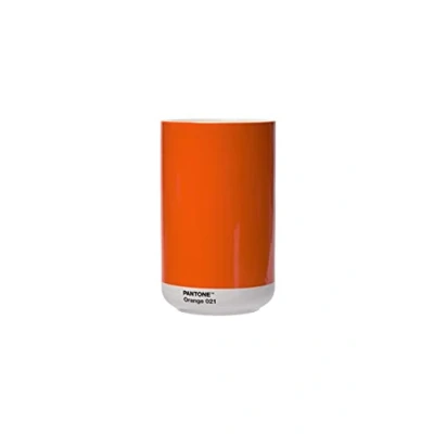 Image of Corgi PANTONE Porcelain Vase with Gift Box, Jar, Decorative Flower Vase, 1 Litre, Orange 021c