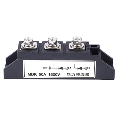 Image of Fafeicy Photovoltaic Anti Reverse Rectifier, MDK 50A 1600V Bridge Diode Rectifier Module