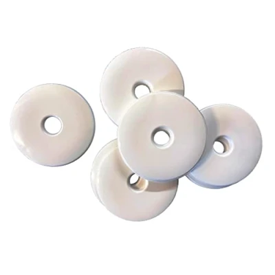 Image of Linic High Impact HDPE Plastic Discs/Survey/Road Markers/Washers, 40mm (S7839). Free UK Postage (Pack of 50, White)