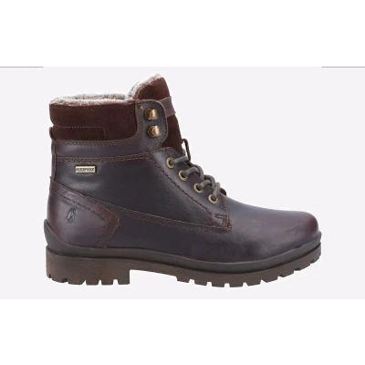 Image of Hush Puppies Women&#039;s Annay Mid Calf Boot, Brown, 7 UK
