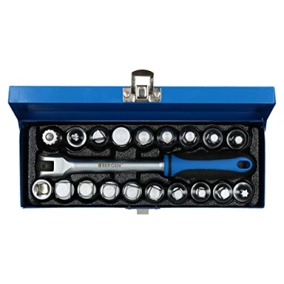 Image of AB Tools US Pro 3/8&quot; Drive Drain Plug Key Set Oil Change Gearbox Sumps Engine Repair 20pc