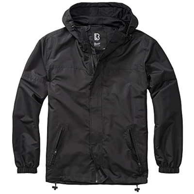 Image of Brandit Summer Windbreaker Front Zip, Frontzip Schwarz, M