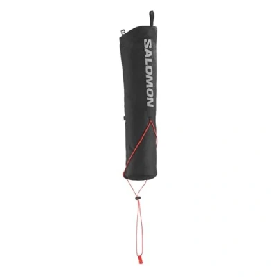 Image of Salomon Custom Quiver Unisex Poles Bag, Trail Running, Hiking, Easy Access, Ultra Lightweight, and Stability, Black, One Size
