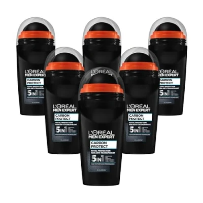 Image of L &#039;Oréal Paris Men Expert Deodorant Roll On 50 ml, Pack of 6