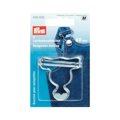 Image of Prym Buckles, Silver, 40 mm, silberfarbig, 2 Stück