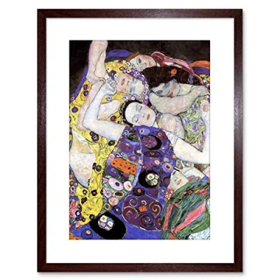 Image of Wee Blue Coo 9x7 &#039;&#039; GUSTAV KLIMT VIRGIN OLD MASTER PAINTING FRAMED ART PRINT F97X384