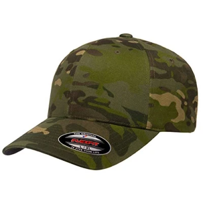 Image of Flexfit Baseball Fitted Cap, Multicam Tropic, S/M