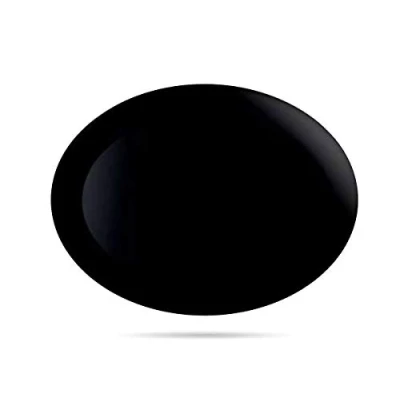 Image of Luminarc Diwali Colours Oval Dish, 33 x 25cm, Black