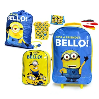 Image of Minions Luggage Set, 40 cm, 110 L, Yellow
