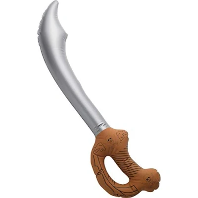 Image of Smiffy&#039;s 61 cm Inflatable Pirate Sword Approx with Skull Print