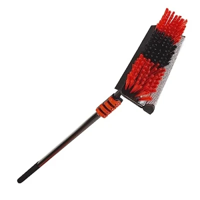 Image of JML Telescopic Window Cleaner Water Fed Hydrocleaner a Multifunction Cleaning Brush to use as Decking, Yard, Wall, PVC, Conservatory, Roof, Caravan and Car Wash Lightweight, Extends 7m