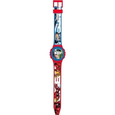 Image of Hulk Avengers Kids&#039; Digital Watch Adjustable Plastic Strap, Quartz Date &amp; Time, Colorful Design, Unisex Christmas Gift 29cm