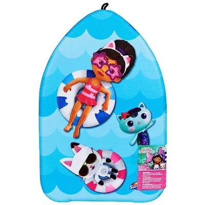 Image of SwimWays Gabby&#039;s Dollhouse Kickboard Firm Foam Swim Board Learning to Suitable for Ages 5+