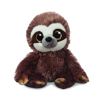 Image of Aurora, 61198, Sparkle Tales, Harvey The Sloth, 7In, Soft Toy, Brown