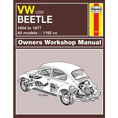 Image of VW Beetle 1200 (54 77) Haynes Repair Manual