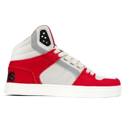 Image of Osiris Mens Clone Skate Trainers White 10 UK