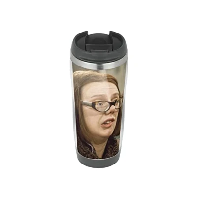 Image of On The Buses Olive Travel Mug, Thermal Insulated Cup for Hot and Cold Beverages Drinks