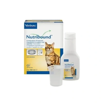 Image of Virbac Nutribound Soluzione Orale Appetibile Per Gatti 3 Flaconi X 150 Ml
