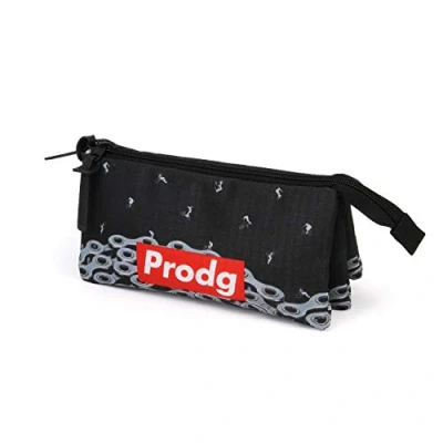 Image of PRODG Chains Triple HS Pencil Case, Black, 23 x 11 cm