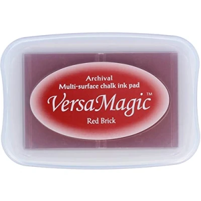 Image of Tsukineko Versamagic Chalk Finish Ink Pad Red Brick