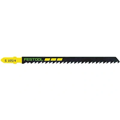 Image of Festool 204315 Jigsaw Blade 5 Pieces, 4 mm Tooth Pitch, 105 Length