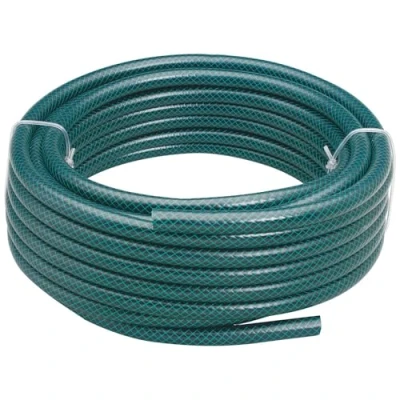 Image of Draper 15m Garden Watering Hose Reinforced with Polyester Yarn 12 mm Pipe 2mm Thickness Heavy Duty PVC Gardening Long reach 56313