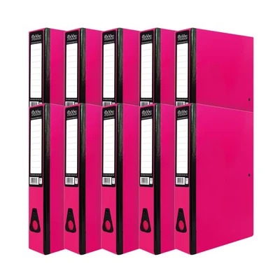 Image of Pukka Brights Box File Foolscap Pink (10 Pack) BR 7780