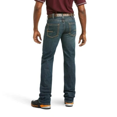 Image of Ariat Men&#039;s Rebar M5 Durastretch Basic Stackable Straight Leg Jean, Blackstone, 30W x 30L