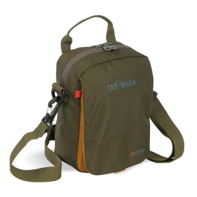 Image of Tatonka Check In RFID B Small Shoulder Bag with TÜV Tested Blocker Women and Men 21 x 15 7 cm Olive