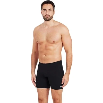Image of Zoggs Men&#039;s Cottesloe Mid Jammer Swim Trunks, Black, 32