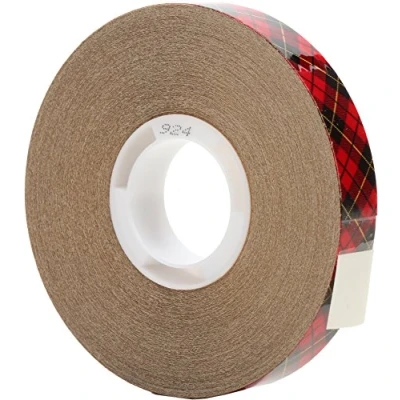 Image of 3M Scotch 924 ATG Tape: 1/2 in. x 36 yds. (Clear Adhesive on Tan Liner)