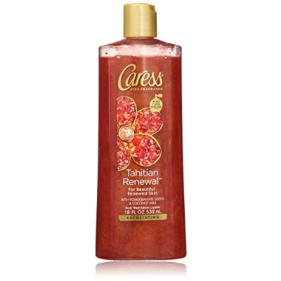 Image of Caress Body Wash Tahitian Renewal (Exfoliating) 18 oz.