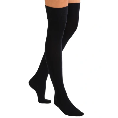 Image of Falke Softmerino Overknees warm Knee high socks, Women&#039;s, Size: 5.5/6.5, Dark navy