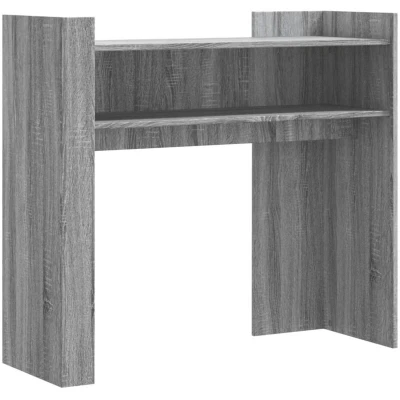 Image of vidaXL Console Table Grey Sonoma 100x35x90 cm Engineered Wood