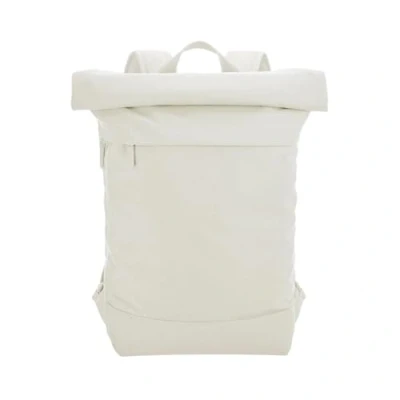 Image of BagBase Simplicity Roll top Backpack Beige One Size