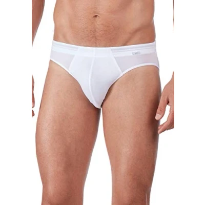 Image of HUBER Men&#039;s Herren Brasil Slip Briefs, White (White 0500), M