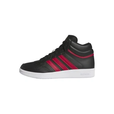 Image of adidas Unisex Hoops 4.0 MID Shoes, core Black/Team Victory red/FTWR White, 6.5 UK