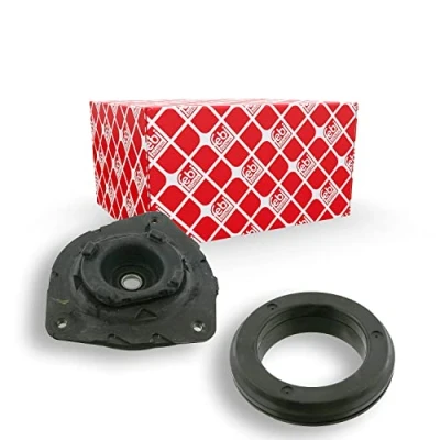 Image of febi bilstein 27457 Strut Top Mounting with ball bearing, pack of one, Black