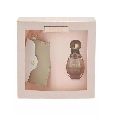 Image of Sarah Jessica Parker Lovely Gift Set 30ml EDP + Gold Purse Keyring