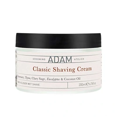 Image of Classic Shaving Cream ADAM Grooming Atelier Hydrates and softens facial hair for a smoother, safer shave.