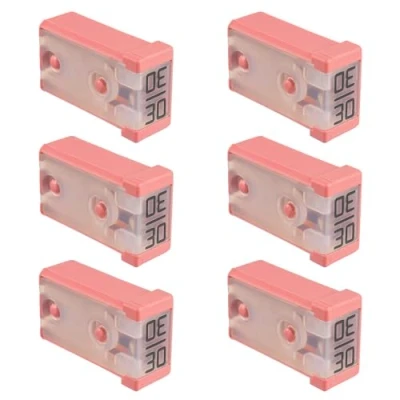 Image of EPLZON 30A 32V Mini Automotive MCASE Shaped Cartridge Fuse Kit(Pack of 6pcs,30A)