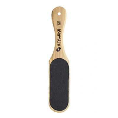 Image of Wooden Pedicure Foot File 100/180 spa feet rasp Callus Corn Remover