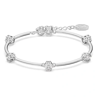 Image of Swarovski Constella Bracelet, Adjustable White Crystal and Rhodium Plated from the Collection