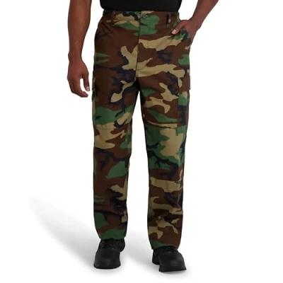 Image of Propper Men&#039;s Standard F525025 Uniform BDU Trouser, Woodland, Small Long